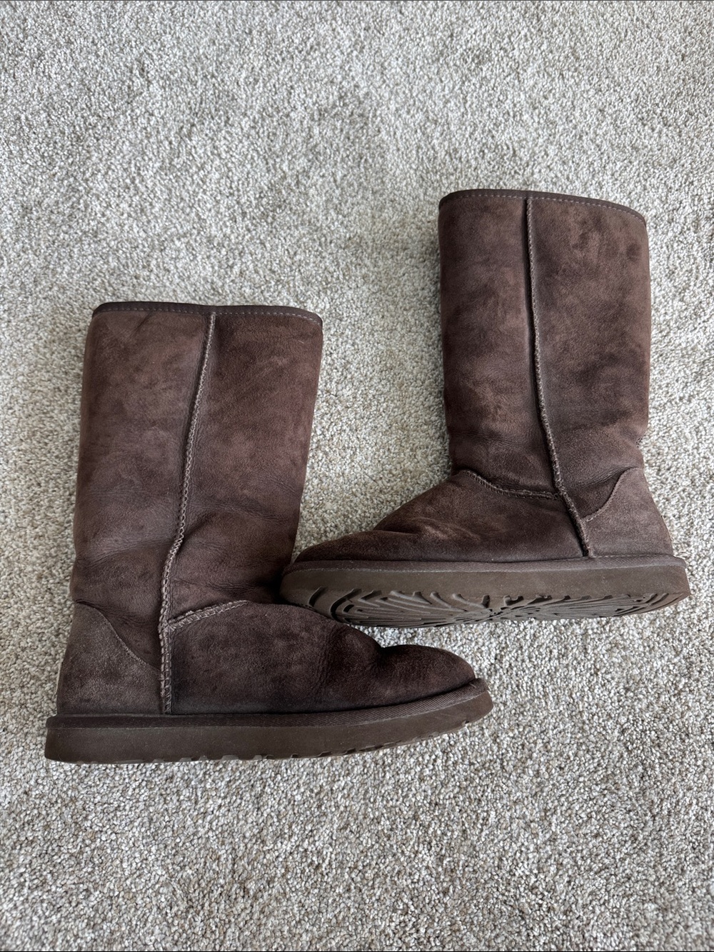 UGG Women’s Classic Tall Boots in chocolate